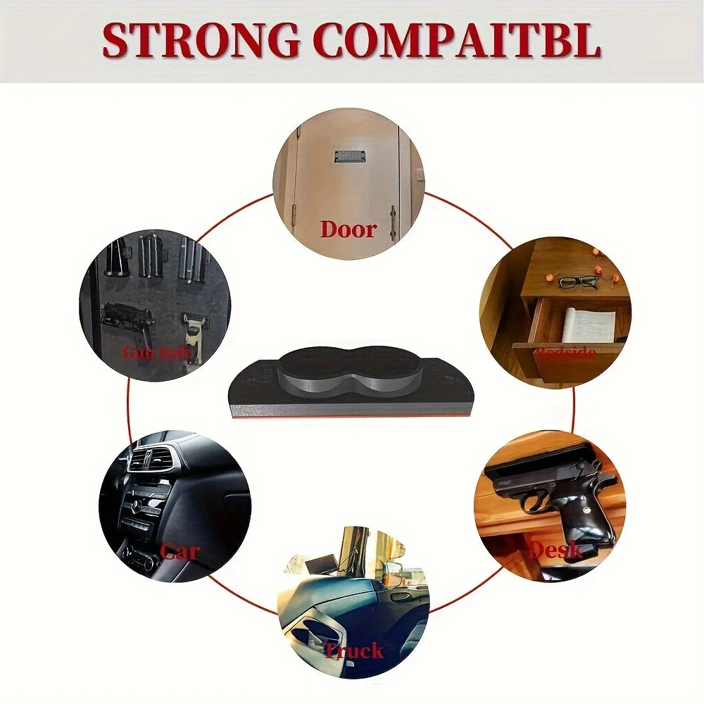 , Pistol Magnetic Holder , Rubber Coated