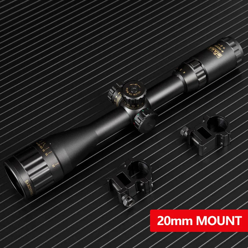 DIANA 4-16x44 Tactical Riflescope Optic Sight Green Red Illuminated