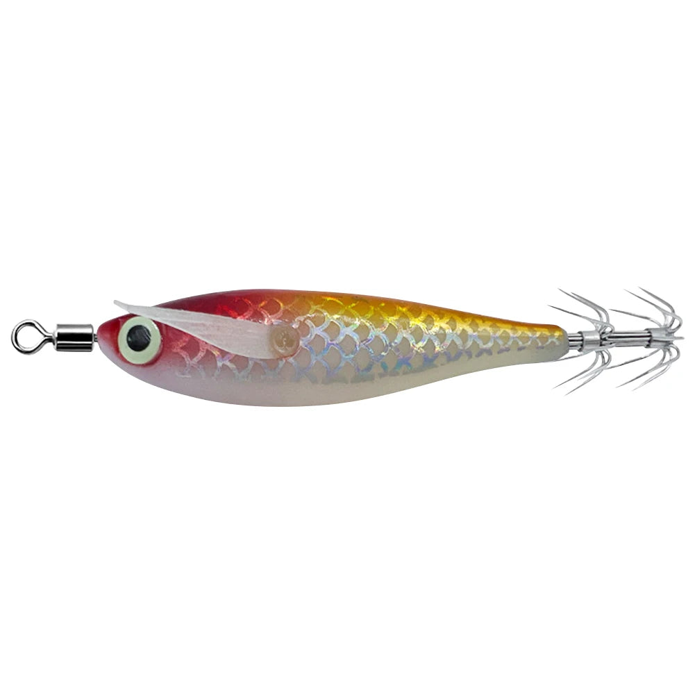 Luminous Squid Hook Squid Fishing Lure with 3D Eyes