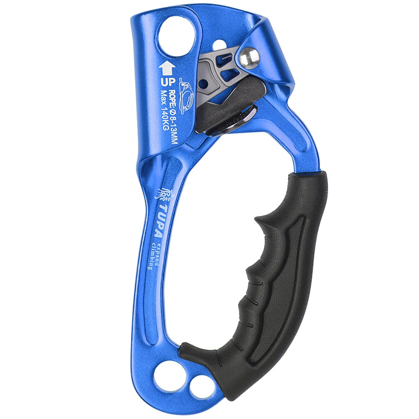 Hand Ascender Vertical Rope Ascender Rock Climbing Equipment 140kg Bearing Capacity