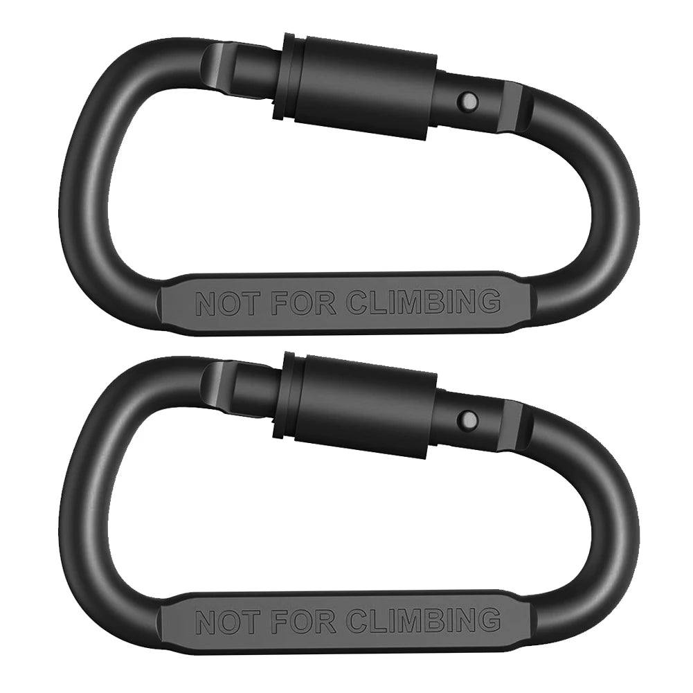 1/2/6 Piece Carabiner Set For Key Camping Alloy Aluminum