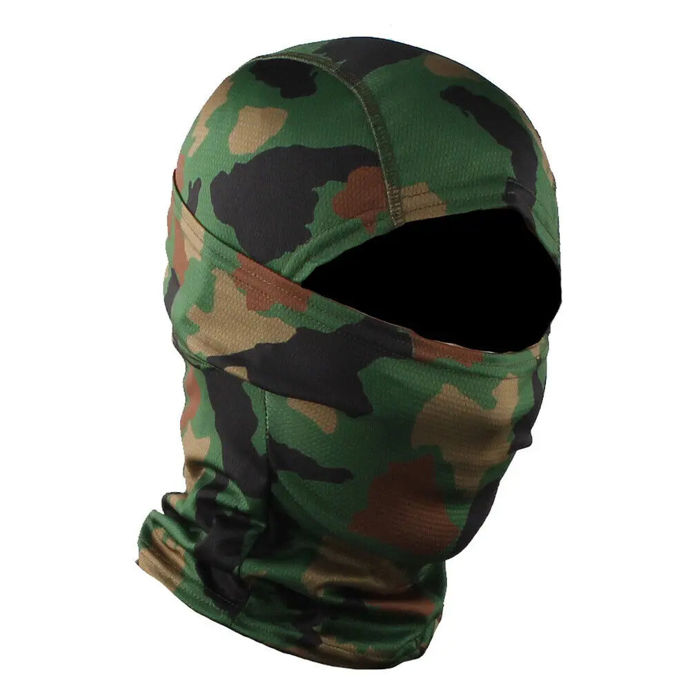 Tactical Fishing Balaclava Hood Full Face Mask Scarf Neck Gaiter