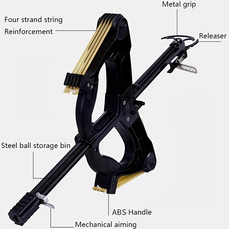 60LBS 40 Series Compound Bow Multi Strand Rubber Band Pulley Bow Outdoor Hunting And Shooting Slingshot Tools