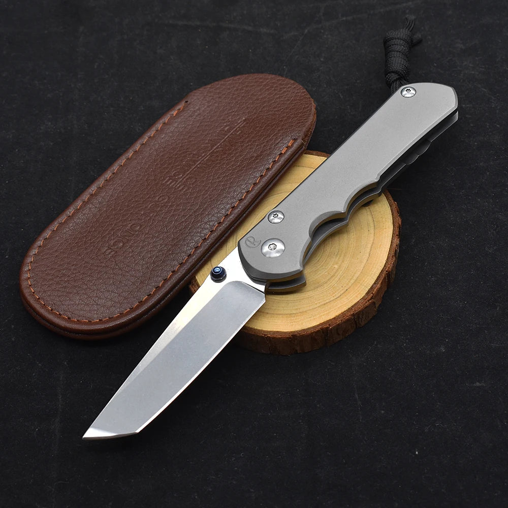 Chris Reeve CR S35VN Blade Ball Bearing Titanium Alloy Survival Tool High Hardness Sharp EDC
