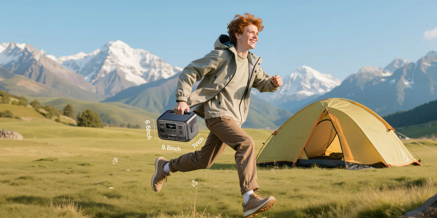 【Renew】BLUETTI Elite 30 V2 Portable Power Station 288Wh 600W Peak Large Capacity Solar Generator