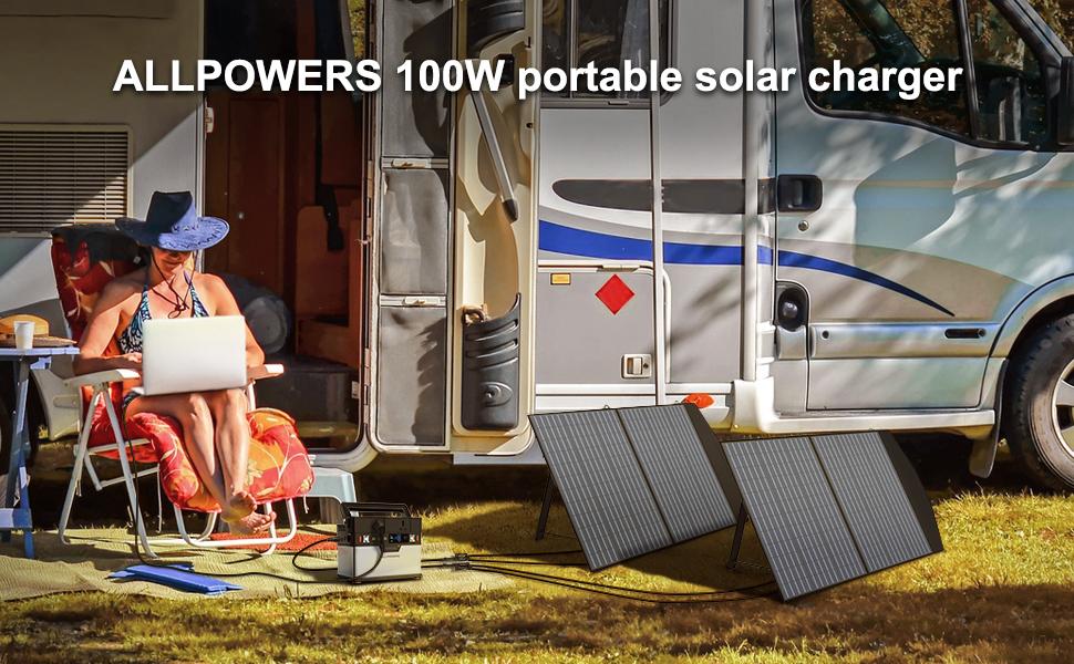 ALLPOWERS SP027 Foldable Portable Solar Panel 100W / 200W