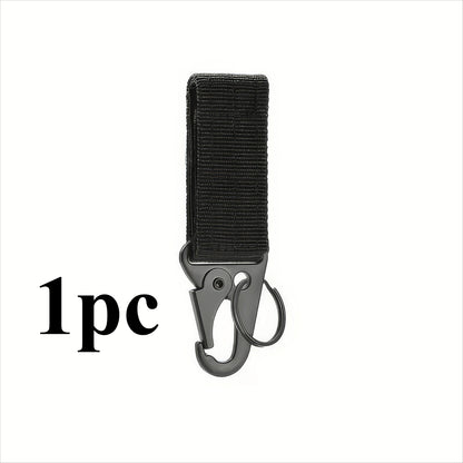 1/2 Piece Nylon Tactical Clip Black/green, Sturdy Hook,