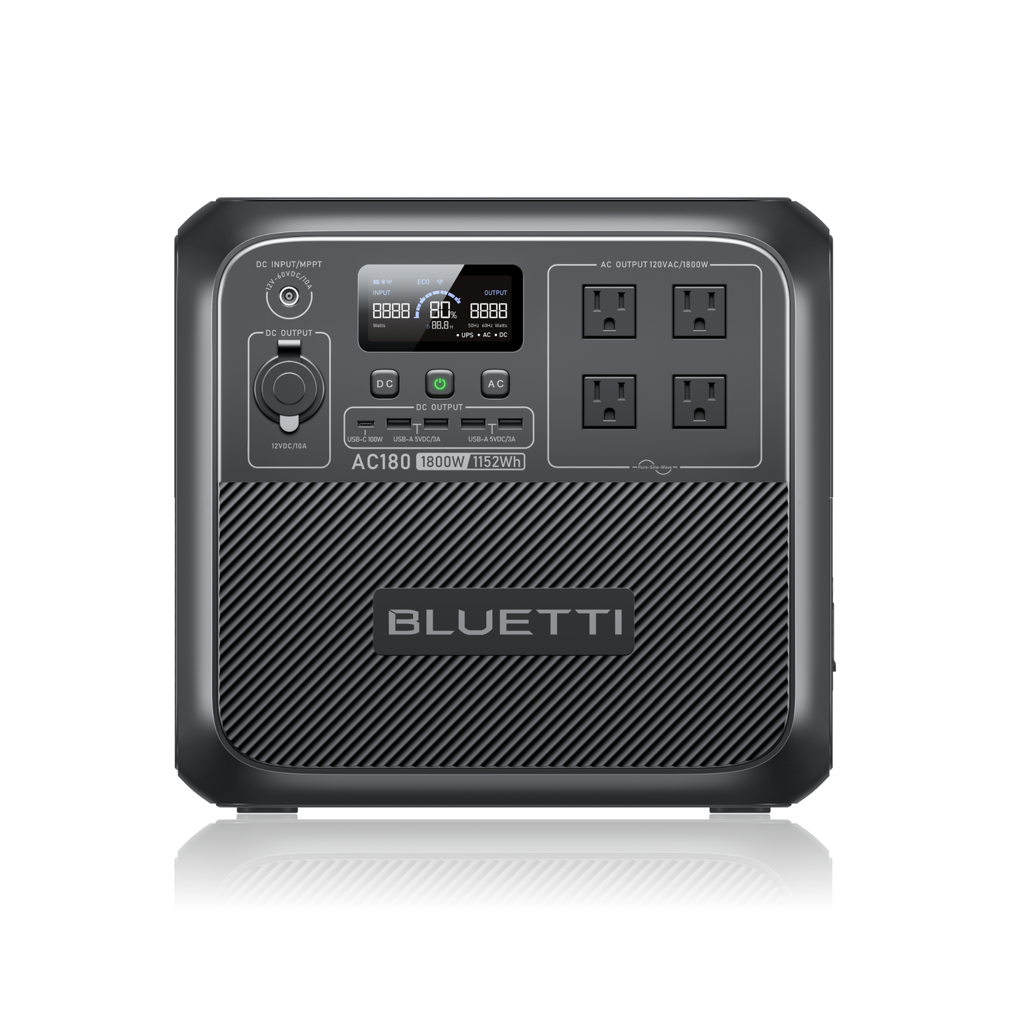 BLUETTI Elite 100 V2 Portable Power Station 1800W 1024Wh Solar Generator Emergency Backup
