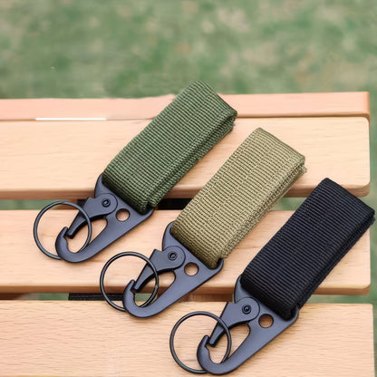 1/2 Piece Nylon Tactical Clip Black/green, Sturdy Hook,