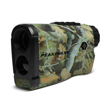 PEAKPULSE 1300 Yards Laser Range Finder for Hunting Waterproof 6X Rangefinder Height Angle Horizontal Distance Meter