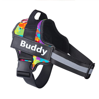 Personalized Dog Harness NO PULL Reflective Breathable Pet Harness Vest For Small Large Dog