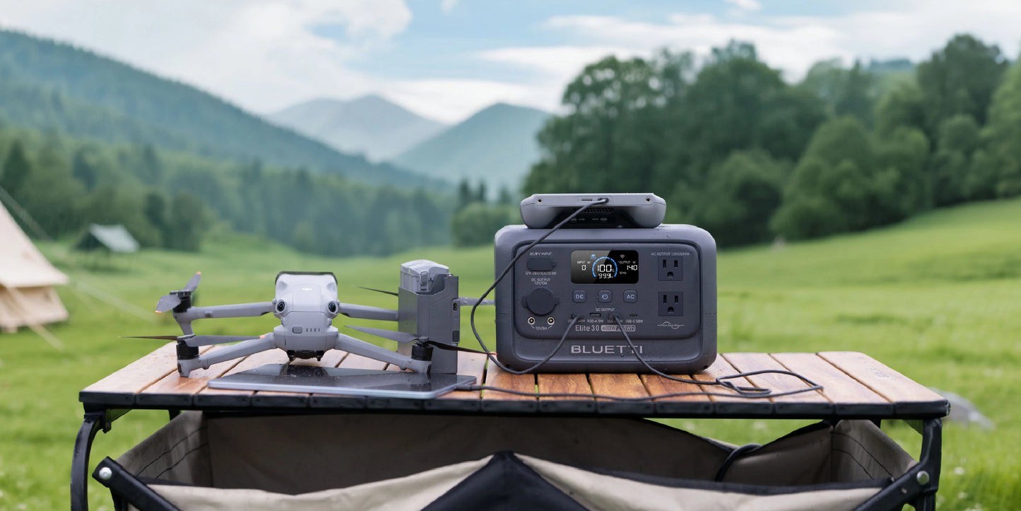 【Renew】BLUETTI Elite 30 V2 Portable Power Station 288Wh 600W Peak Large Capacity Solar Generator