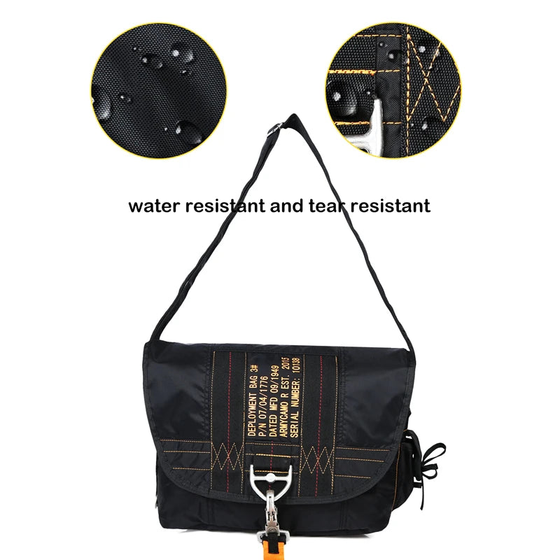 Tactical Shoulder Sling Bag Nylon Waterproof Outdoor Chest Pack for Men Traveling Trekking Camping Rover Sling Daypack