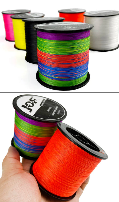 JOF 8 Strands 1000M 500M 300M 100M Braided Fishing Line