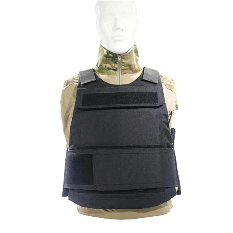 LQARMY Black Tactical Army Vest Down Body Armor Plate Tactical Airsoft Carrier Vest