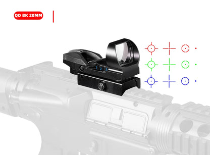 Red Dot 20mm / 11mm Red Dot BK Scope DE QD Sight Dovetail Riflescope Reflex Optics Sight For Hunting Rifle Gun Airsoft Tactical
