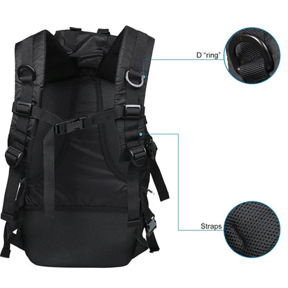 Travel Hiking Backpack  Waterproof  Lightweight  Outdoor