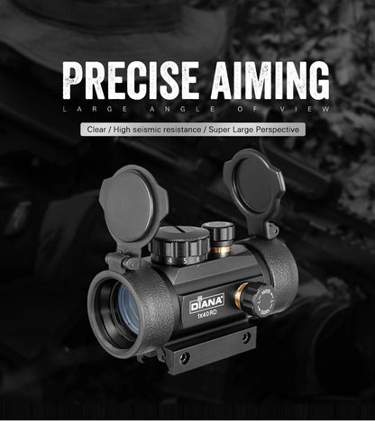DIANA 3X44 Green Red Dot Sight Scope 2X40 Red Dot 3X42 Tactical Optics Riflescope Fit 11/20mm Rail 1X40 Rifle Sight for Hunting