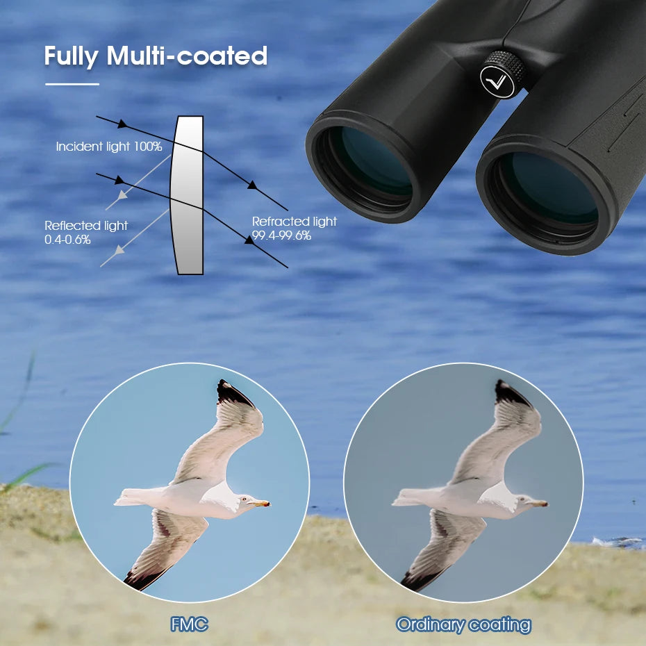 Svbony SV47 Binoculars for Adults, 8x32/8x42/10x42 Bak4 Prism HD FMC Lens Waterproof