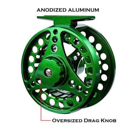 Fly Fishing Reel Aluminum Alloy 3/4 5/6 7/8 WT 2+1BB Interchangeable For Saltwater And Freshwater Fly Wheel Fishing