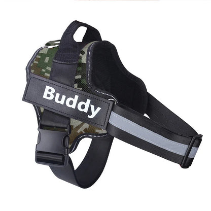 Personalized Dog Harness NO PULL Reflective Breathable Pet Harness Vest For Small Large Dog