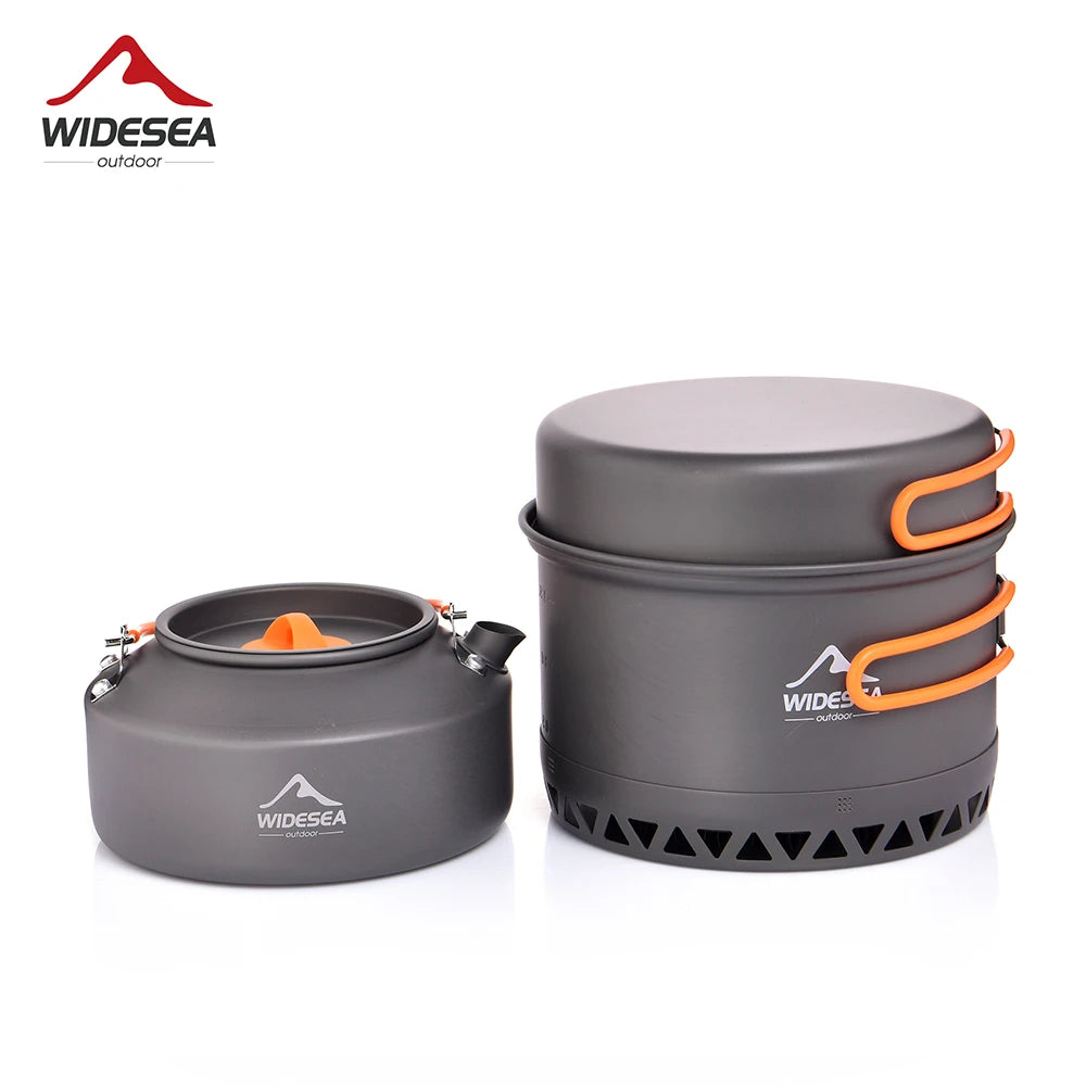 Widesea Camping 1.3L 2.3L Cookware Outdoor Cooking Set