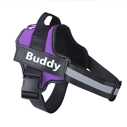 Personalized Dog Harness NO PULL Reflective Breathable Pet Harness Vest For Small Large Dog
