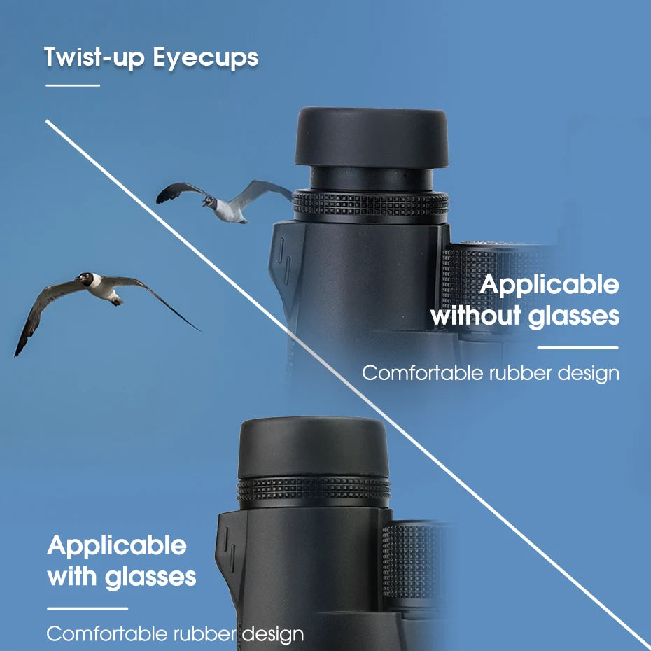 Svbony SV47 Binoculars for Adults, 8x32/8x42/10x42 Bak4 Prism HD FMC Lens Waterproof
