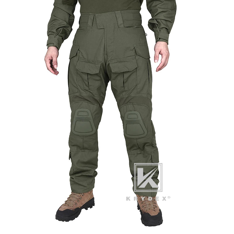KRYDEX Tactical Combat G3 Uniform Set Outdoor Hunting Gen3 Camouflage Shirt & Pants