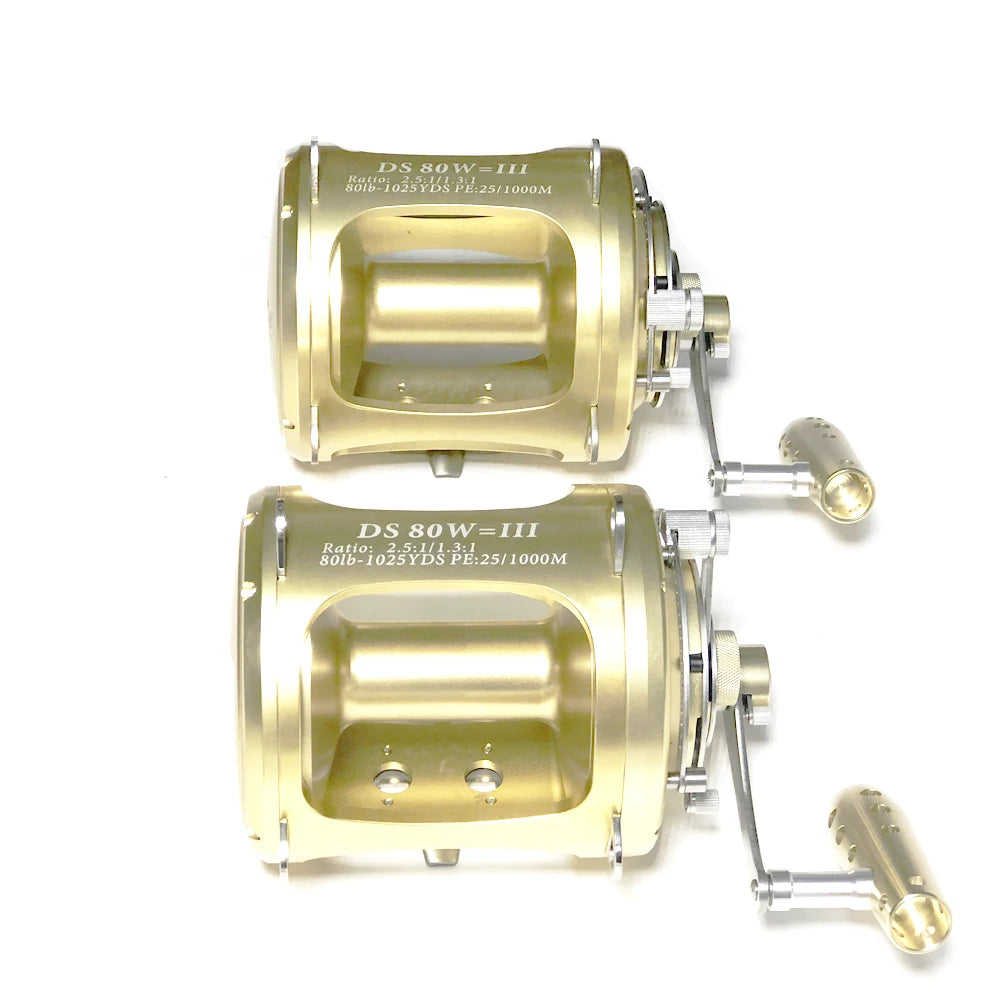Professional Windlass Sea Boat Fishing Reel, Max Drag Slow Jigging, Drums Coil, Trolling Drums, 80W, 50W, 30kg Max, New, 2024