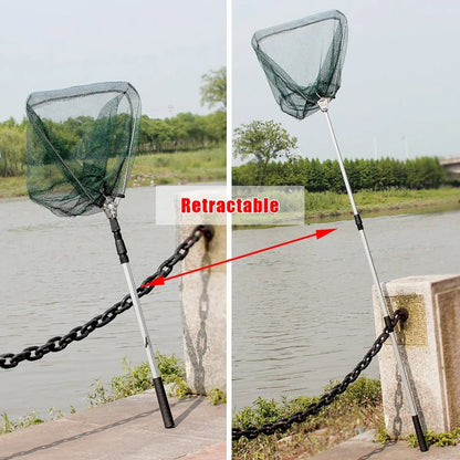 190cm 130cm 55cm Telescopic Landing Net Folding Fishing Pole Extending