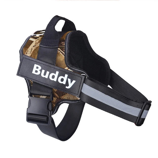 Personalized Dog Harness NO PULL Reflective Breathable Pet Harness Vest For Small Large Dog