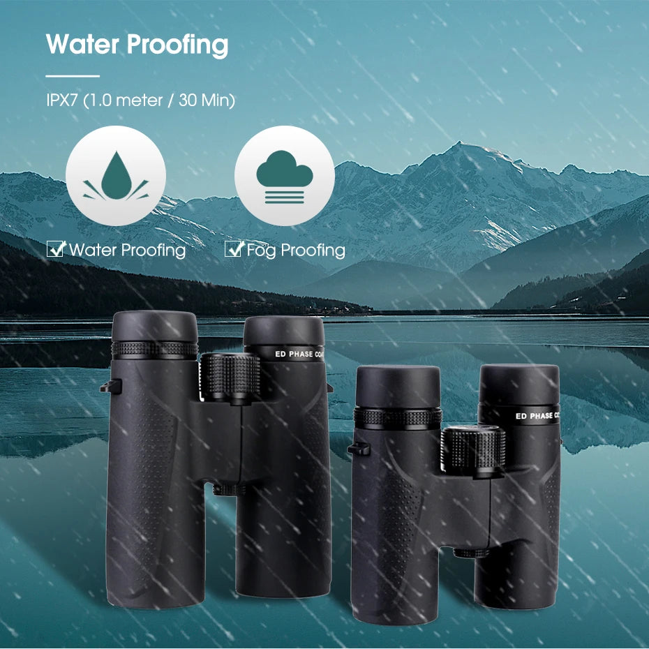 Svbony SV202 8X32/8x42/10x42/10X50 ED Binoculars IPX7 Magnesium Alloy Body long range Binoculars