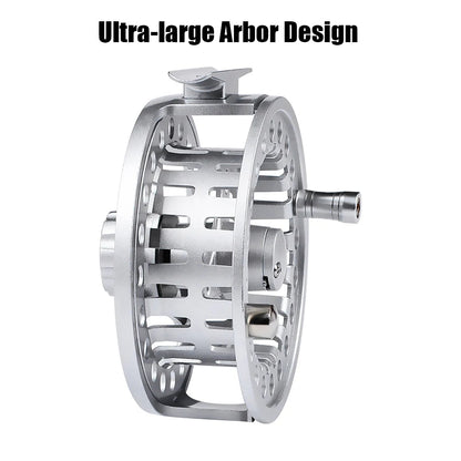Fly Fishing Reel Aluminum Alloy 3/4 5/6 7/8 WT 2+1BB Interchangeable For Saltwater And Freshwater Fly Wheel Fishing