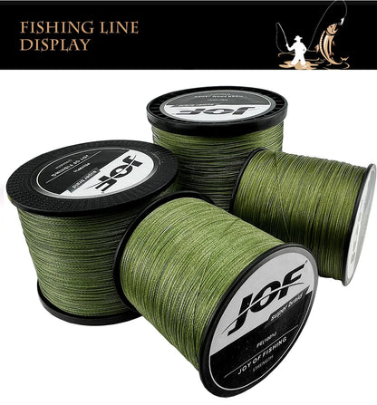 JOF 8 Strands 1000M 500M 300M 100M Braided Fishing Line