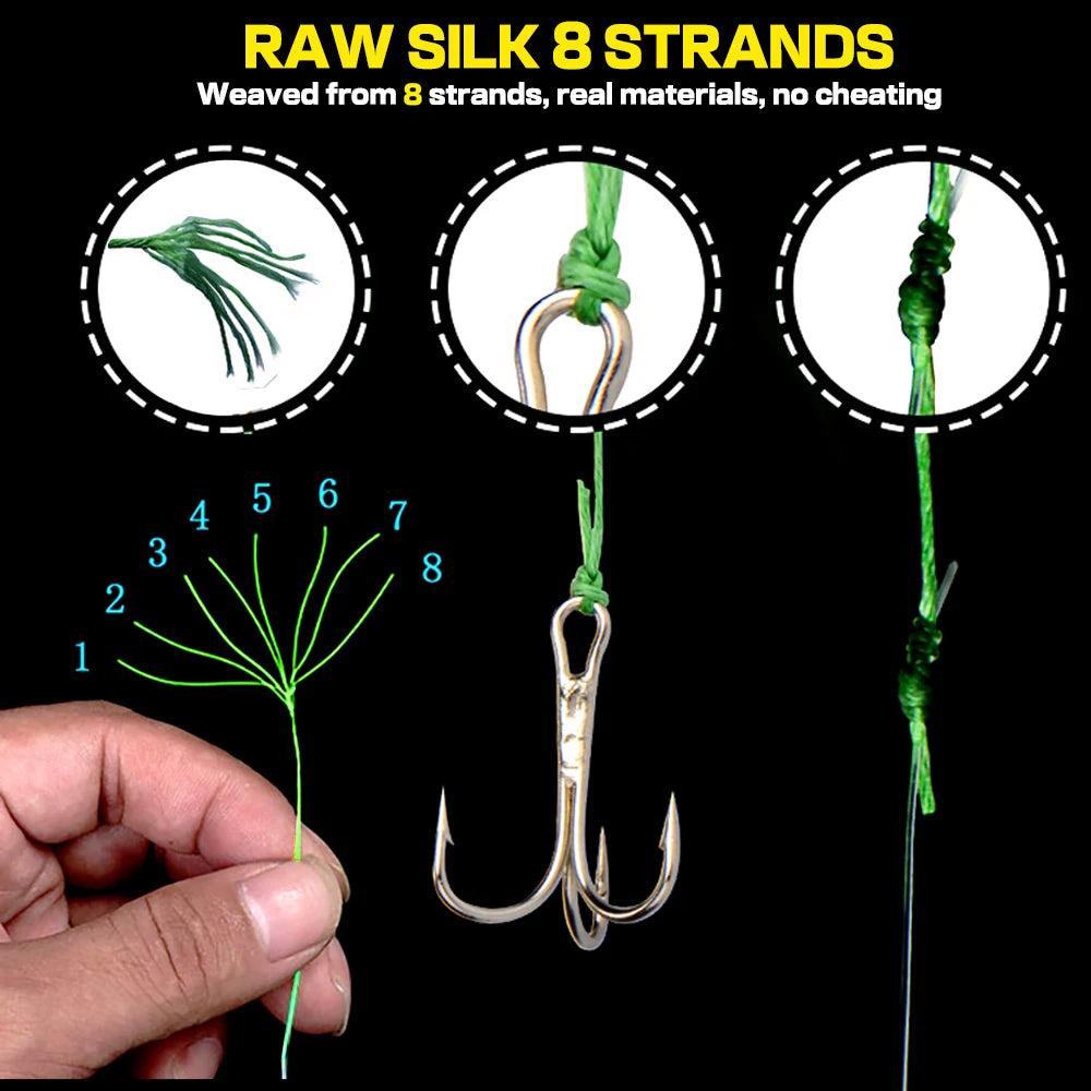 JOF 8 Strands 1000M 500M 300M 100M Braided Fishing Line