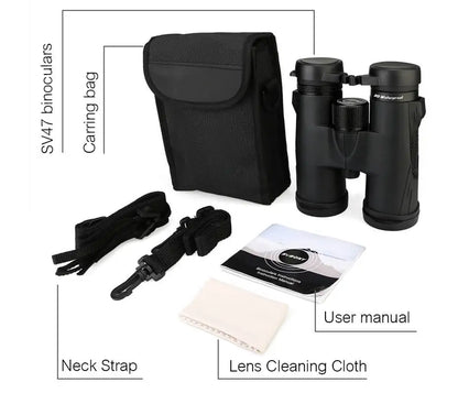 Svbony SV47 Binoculars for Adults, 8x32/8x42/10x42 Bak4 Prism HD FMC Lens Waterproof