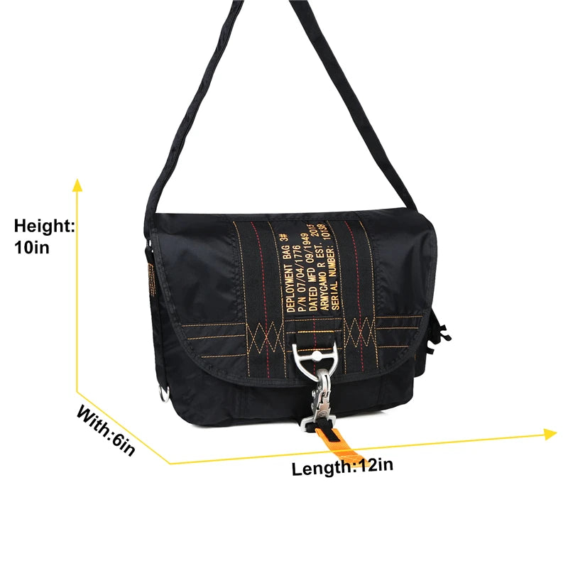 Tactical Shoulder Sling Bag Nylon Waterproof Outdoor Chest Pack for Men Traveling Trekking Camping Rover Sling Daypack