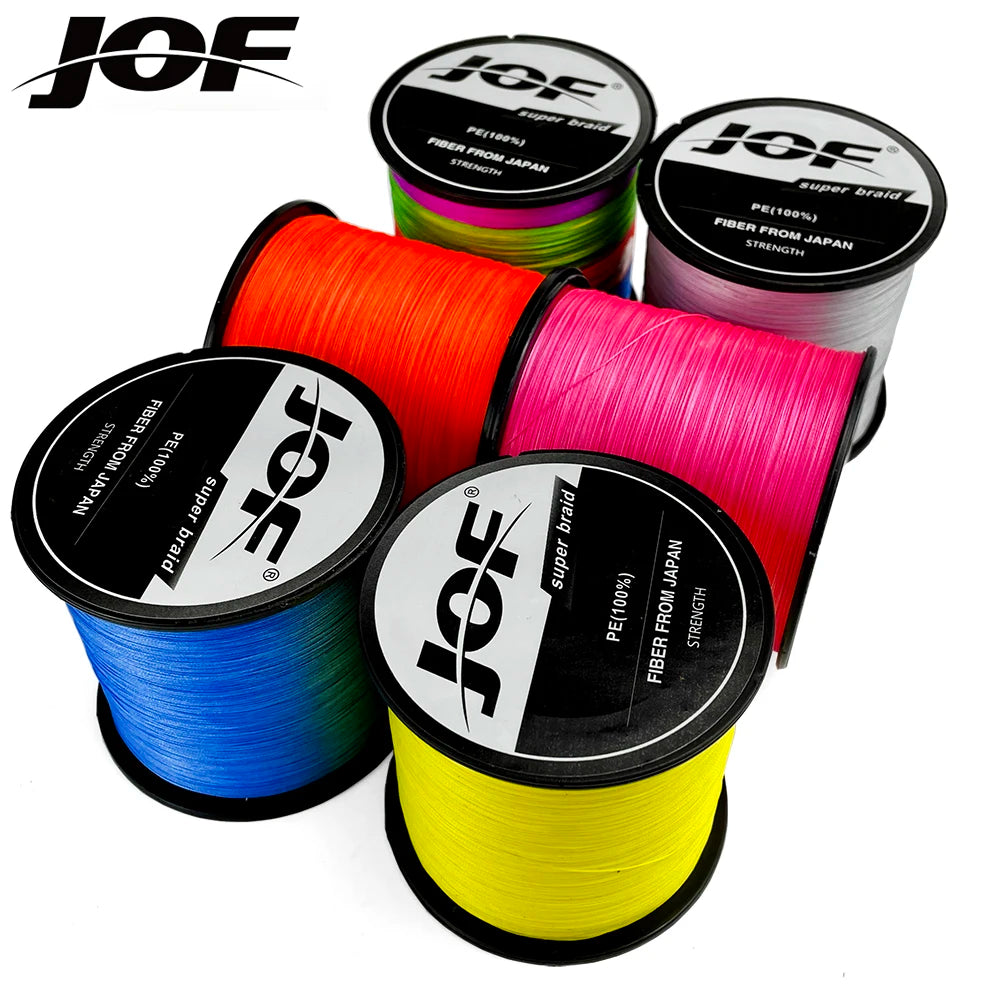 JOF 8 Strands 1000M 500M 300M 100M Braided Fishing Line