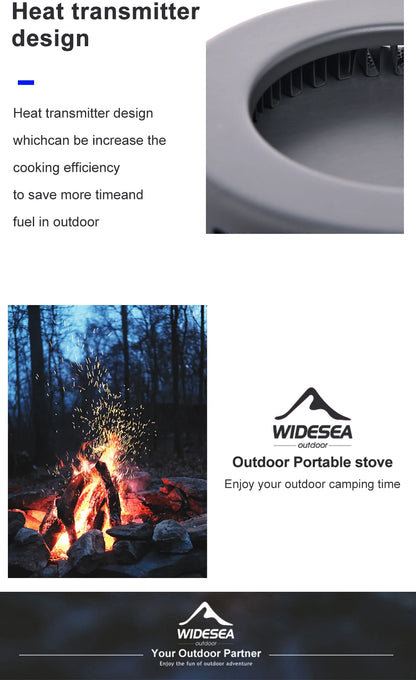Widesea Camping 1.3L 2.3L Cookware Outdoor Cooking Set