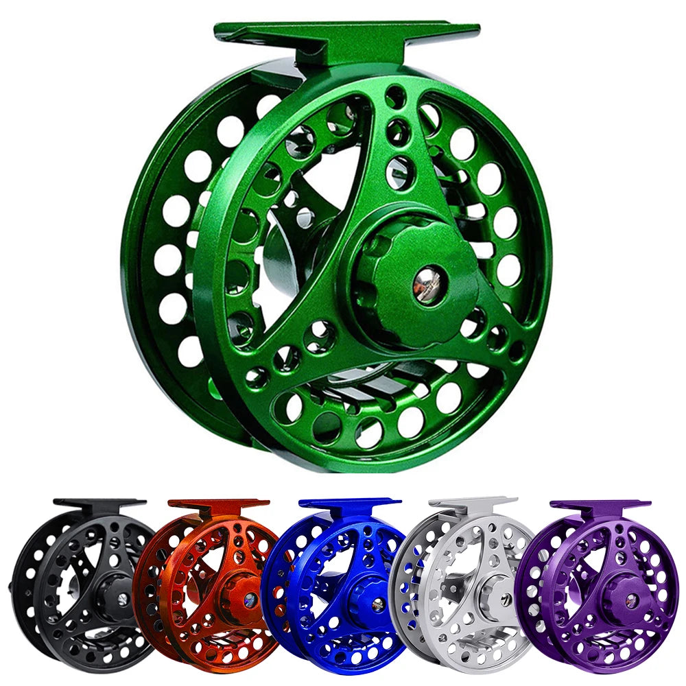Fly Fishing Reel Aluminum Alloy 3/4 5/6 7/8 WT 2+1BB Interchangeable For Saltwater And Freshwater Fly Wheel Fishing