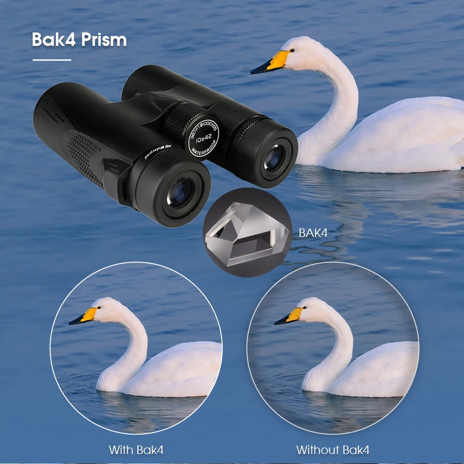 Svbony SV47 Binoculars for Adults, 8x32/8x42/10x42 Bak4 Prism HD FMC Lens Waterproof