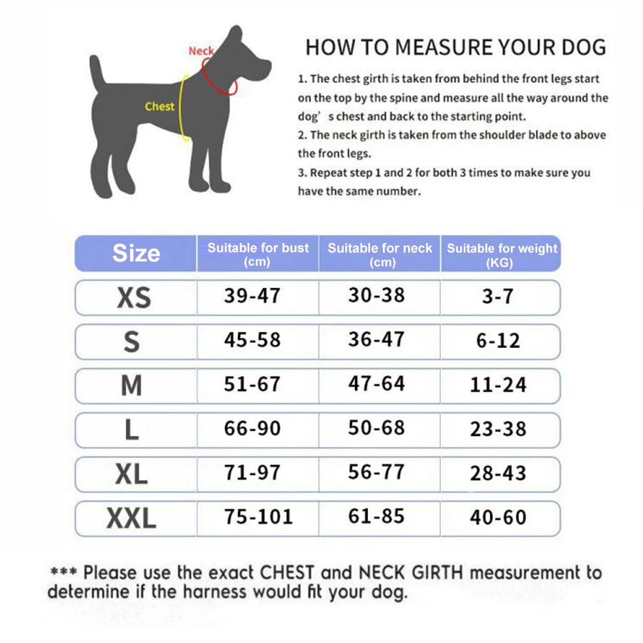 Personalized Dog Harness NO PULL Reflective Breathable Pet Harness Vest For Small Large Dog