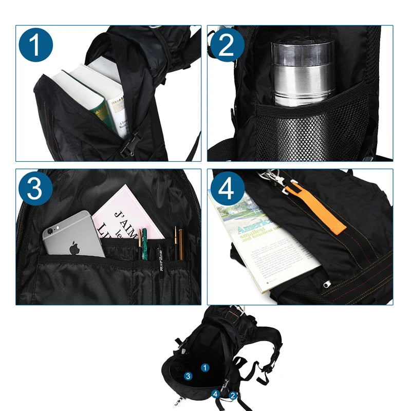 Travel Hiking Backpack  Waterproof  Lightweight  Outdoor