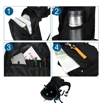 Travel Hiking Backpack  Waterproof  Lightweight  Outdoor