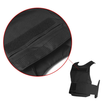 LQARMY Black Tactical Army Vest Down Body Armor Plate Tactical Airsoft Carrier Vest