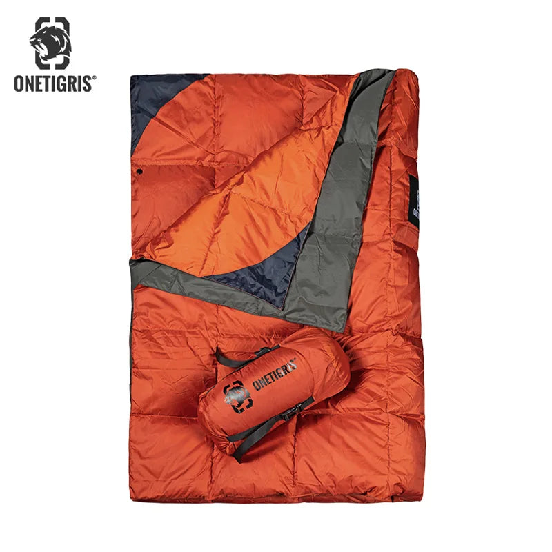 OneTigris Camping Blanket Foldable For Outdoor Camping Hiking 1-person Fits 41°F-77°F(5°C-25°C)