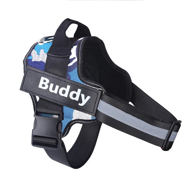 Personalized Dog Harness NO PULL Reflective Breathable Pet Harness Vest For Small Large Dog