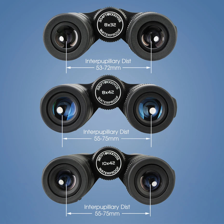 Svbony SV47 Binoculars for Adults, 8x32/8x42/10x42 Bak4 Prism HD FMC Lens Waterproof