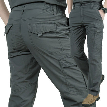Breathable lightweight Waterproof Quick Dry Casual Pants Men  : Men's Tactical Cargo Pants